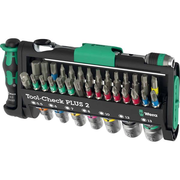 Wera Wera Tool-Check PLUS 2 39 Piece Bit, Socket & Ratchet Set – 05049056001 WER-05049056001