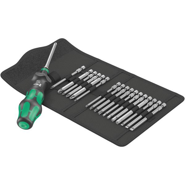 Wera Wera Kraftform Kompakt Turbo 1 Screwdriver Set 19 Piece – 05057482001 05057482001