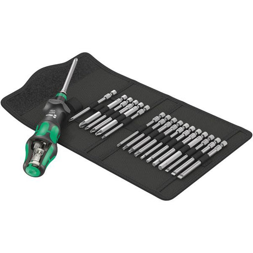 Wera Wera Kraftform Kompakt Turbo 1 Screwdriver Set 19 Piece – 05057482001 05057482001