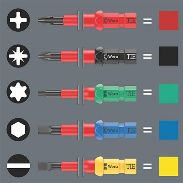 Wera Wera Kraftform Kompakt VDE 7 Universal 1 Interchangeable Screwdriver Set 7 Piece – 05006600001 WER-05006600001