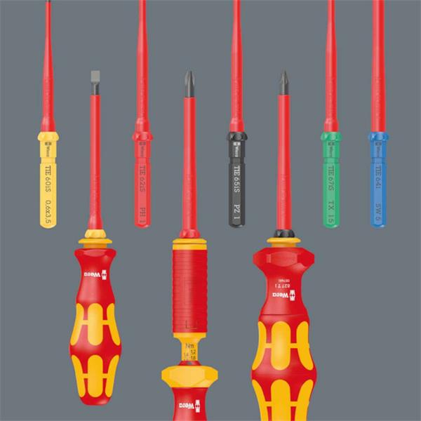 Wera Wera Kraftform Kompakt VDE Extra Slim 1 Interchangeable Screwdriver Set 17 Piece – 05006612001 WER-05006612001