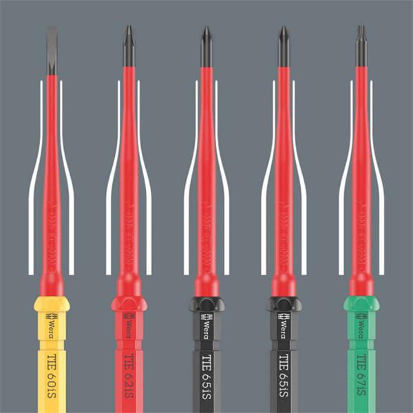 Wera Wera Kraftform Kompakt VDE Extra Slim 1 Interchangeable Screwdriver Set 17 Piece – 05006612001 WER-05006612001