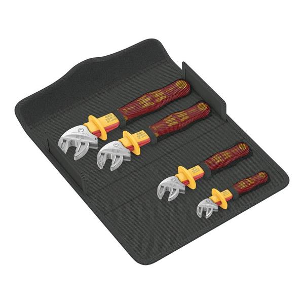 Wera Wera Joker 6004 VDE Self-Setting Spanner Set 4 Piece XS-L – 05020170001 WER-05020170001