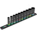 Wera Wera 9660 Magnetic Rail Impaktor Deep Socket Set 3/8" 10 Piece – 05005590001 WER-05005590001