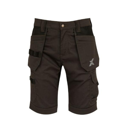 Xpert Xpert XPP6610 Pro Stretch+ Holster Pocket Work Shorts Grey/Black