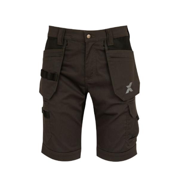 Xpert Xpert XPP6610 Pro Stretch+ Holster Pocket Work Shorts Grey/Black