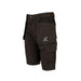 Xpert Xpert XPP6610 Pro Stretch+ Holster Pocket Work Shorts Grey/Black