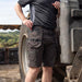 Xpert Xpert XPP6610 Pro Stretch+ Holster Pocket Work Shorts Grey/Black